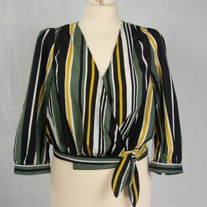 Japna Multi-Color Stripe Blouse